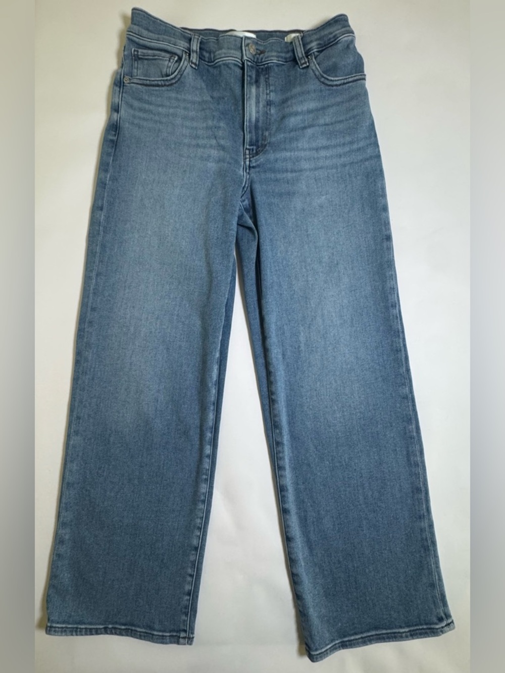 FRAME Mellow Jeans Relaxed Straight Leg Minimalist Denim - Size 28